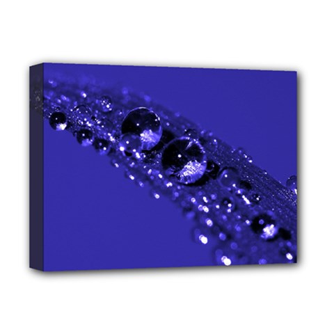 Waterdrops Deluxe Canvas 16  X 12  (framed)  by Siebenhuehner