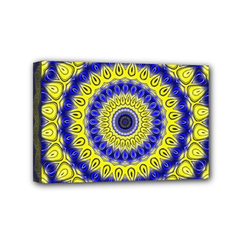 Mandala Mini Canvas 6  X 4  (framed)