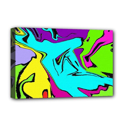 Abstract Deluxe Canvas 18  X 12  (framed) by Siebenhuehner