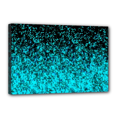 Glitter Dust 1 Canvas 18  X 12  (framed) by MedusArt