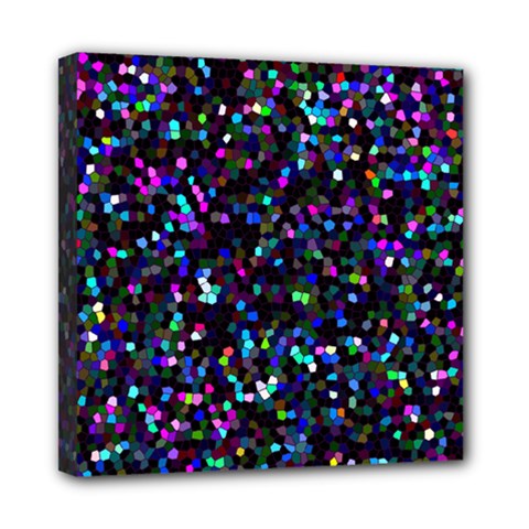 Glitter 1 Mini Canvas 8  X 8  (framed)