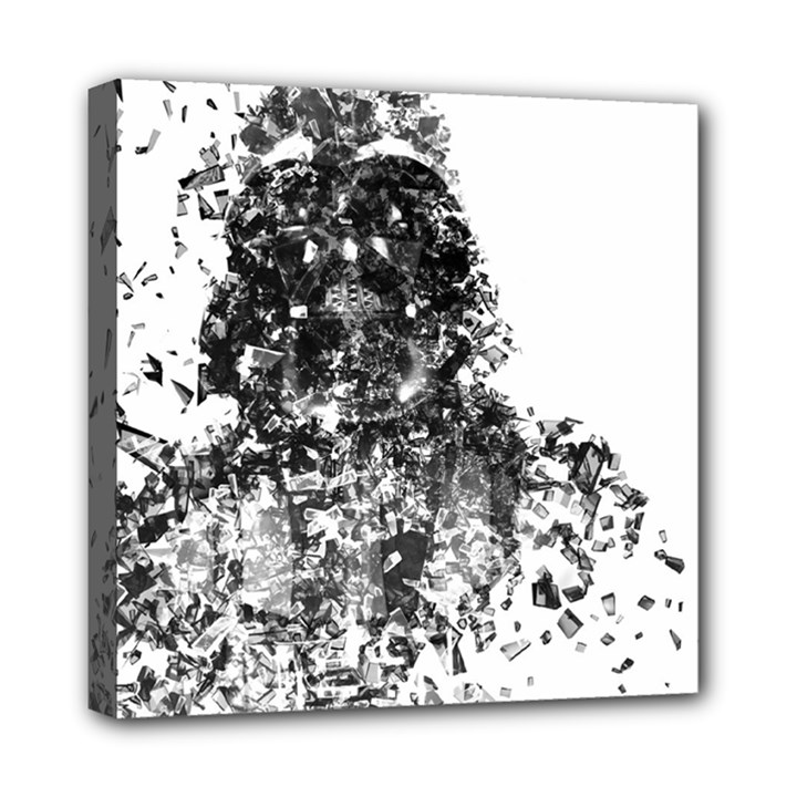 Darth Vader Mini Canvas 8  x 8  (Framed)