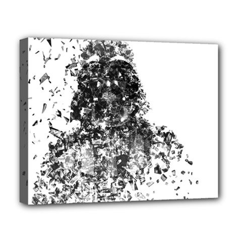 Darth Vader Deluxe Canvas 20  X 16  (framed) by malobishop