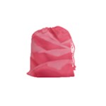 Pink Silk Effect  Drawstring Pouch (Small)