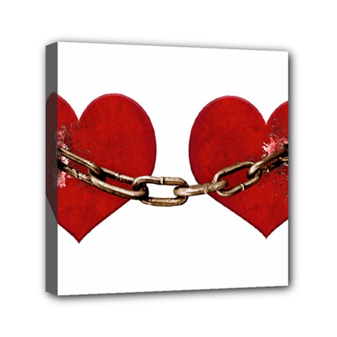 Unbreakable Love Concept Mini Canvas 6  X 6  (framed) by dflcprints