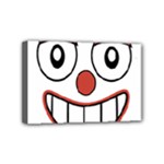Happy Clown Cartoon Drawing Mini Canvas 6  x 4  (Framed)