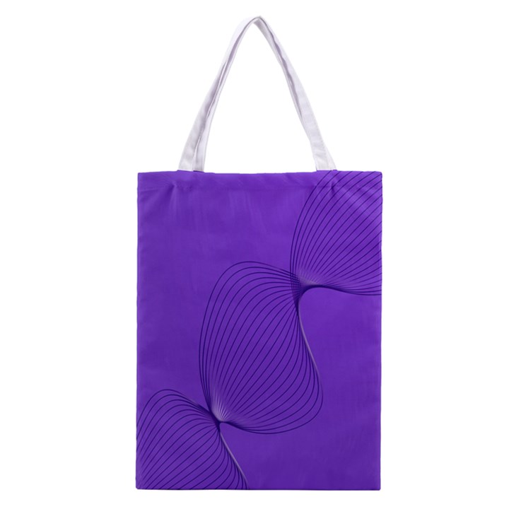 Twisted Purple Pain Signals Classic Tote Bag