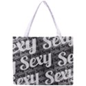 Sexy Text Typographic Pattern Tiny Tote Bag View1