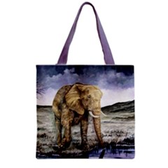 Elephant Grocery Tote Bag 16  X 16  by ArtByThree