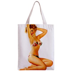 Sexy Bikini Pinup Classic Tote Bag by TheWowFactor