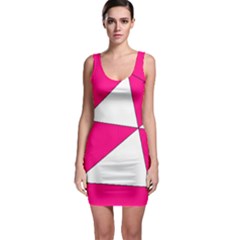 Pink White Art Kids 7000 Bodycon Dress by yoursparklingshop