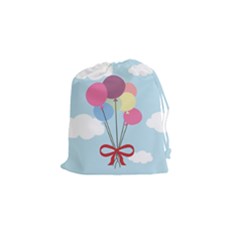 Balloons Drawstring Pouch (small) by Kathrinlegg