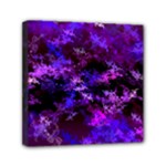 Purple Skulls Goth Storm Mini Canvas 6  x 6  (Framed)