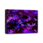 Purple Skulls Goth Storm Mini Canvas 7  x 5  (Framed)