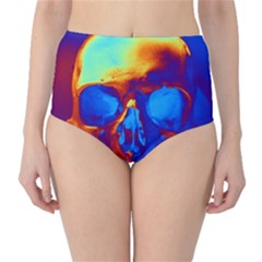 Skull High-waist Bikini Bottoms by icarusismartdesigns