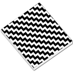 Black And White Zigzag Small Memo Pads
