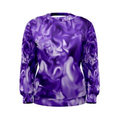 Lavender Smoke Swirls Women s Sweatshirt by KirstenStarFashion