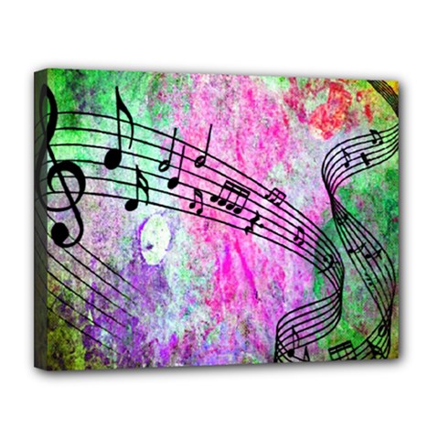 Abstract Music  Canvas 14  X 11 