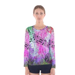 Abstract Music  Women s Long Sleeve T-shirts