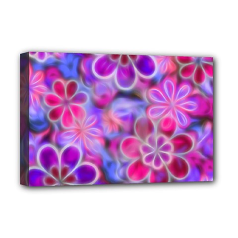 Pretty Floral Painting Deluxe Canvas 18  X 12   by KirstenStar