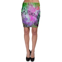 Abstract Music 2 Bodycon Skirts