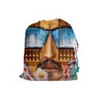 Graffiti Sunglass Art Drawstring Pouches (Large) 