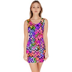 Swirly Twirly Colors Bodycon Dresses by KirstenStar