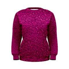 Sparkling Glitter Pink Women s Sweatshirts by ImpressiveMoments