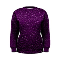 Sparkling Glitter Plum Women s Sweatshirts by ImpressiveMoments