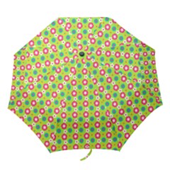Cute Floral Pattern Folding Umbrellas by GardenOfOphir