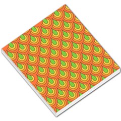 70s Green Orange Pattern Small Memo Pads