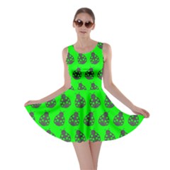 Ladybug Vector Geometric Tile Pattern Skater Dresses by GardenOfOphir