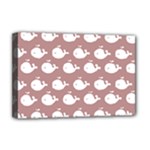 Cute Whale Illustration Pattern Deluxe Canvas 18  x 12  