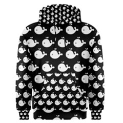 Cute Whale Illustration Pattern Men s Pullover Hoodies by GardenOfOphir