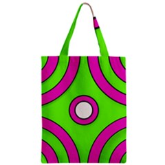 Neon Green Black Pink Abstract  Classic Tote Bags
