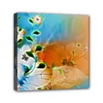 Wonderful Flowers In Colorful And Glowing Lines Mini Canvas 6  x 6 