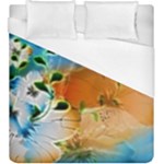 Wonderful Flowers In Colorful And Glowing Lines Duvet Cover Single Side (KingSize)