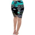 Cute Mermaid Playing With Orca Cropped Leggings View4