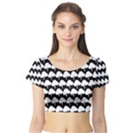 Short Sleeve Crop Top (Tight Fit)