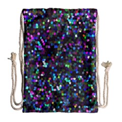 Glitter 1 Drawstring Bag (large)
