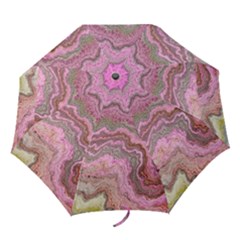 Keep Calm Pink Folding Umbrellas