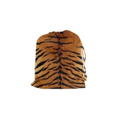 Tiger Fur Drawstring Pouches (small)  by trendistuff
