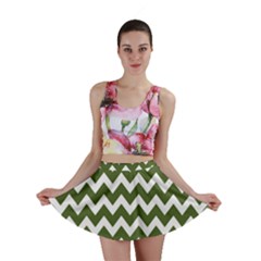Chevron Pattern Gifts Mini Skirts by GardenOfOphir
