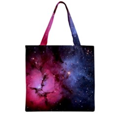 Trifid Nebula Grocery Tote Bags