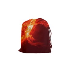Solar Flare 1 Drawstring Pouches (small)  by trendistuff