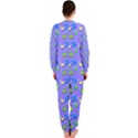 Blue and Green Birds Pattern OnePiece Jumpsuit (Ladies)  View2