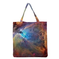 Orion Nebula Grocery Tote Bags by trendistuff