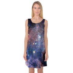 Carina Nebula Sleeveless Satin Nightdresses by trendistuff