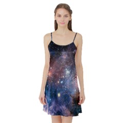 Carina Nebula Satin Night Slip by trendistuff