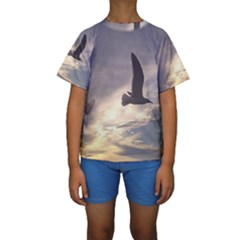 Seagull 1 Kid s Short Sleeve Swimwear